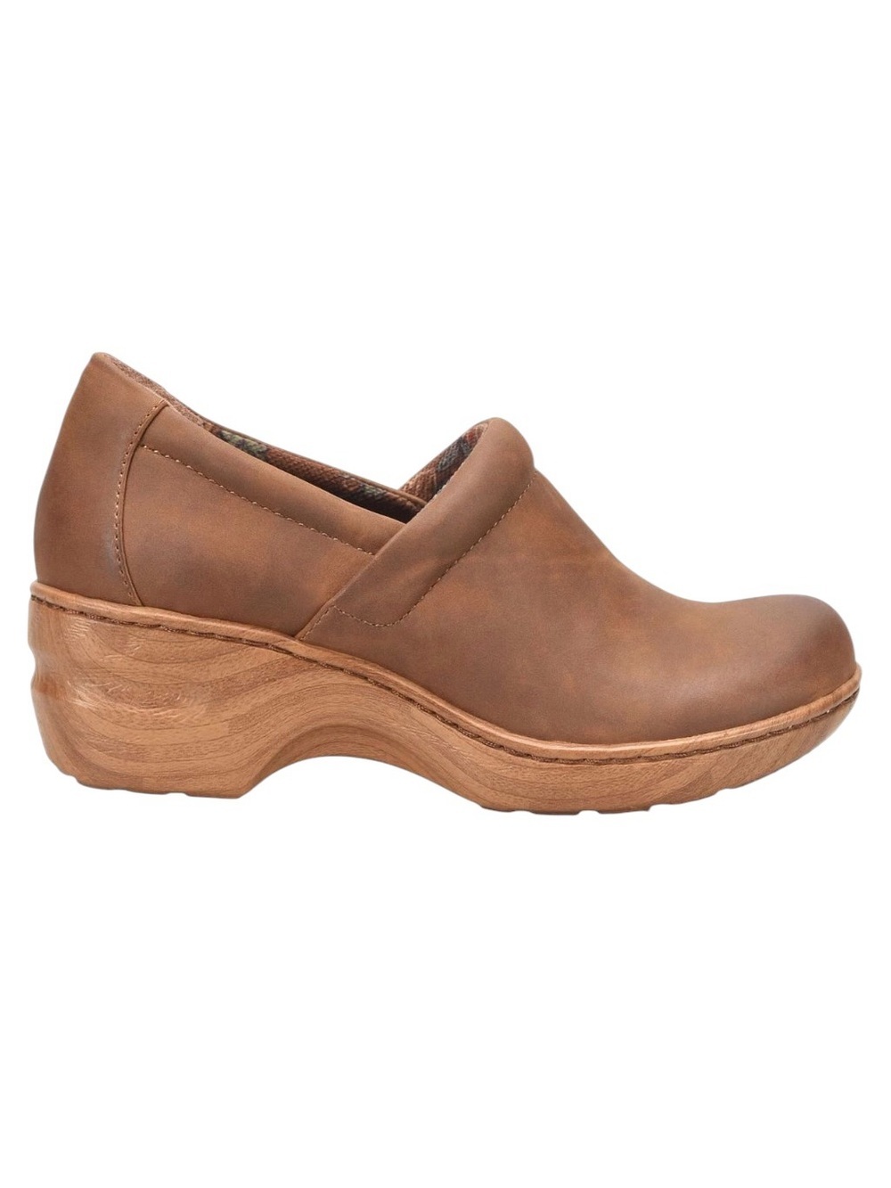 b.o.c. Born - Peggy Brown Slip-On Clogs Comfort Shoes Sz 7